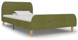 Rám postele zelený 90x200 cm látkový