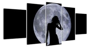 Silueta ženy, obraz (Obraz 150x70cm)