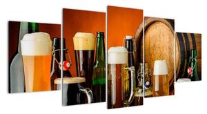 Pivo - obraz (Obraz 150x70cm)