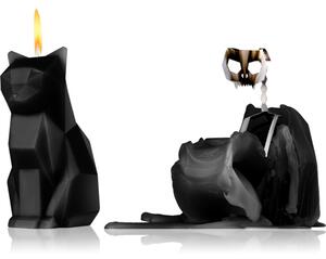 54 Celsius PyroPet KISA (Cat) dekoratívna sviečka Black 17 cm