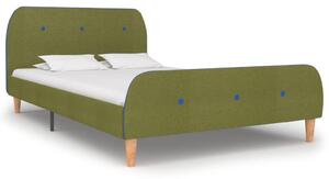 Rám postele zelený 120x200 cm látkový