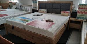 Masívna dubová manželská posteľ Venézia s úložným priestorom