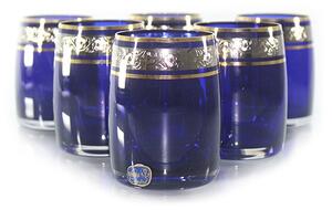 Farebné poháre na vodu Ideal modrej 250 ml, 6 ks