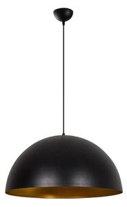 Čierne závesné svietidlo s kovovým tienidlom ø 60 cm Coppa – Opviq lights