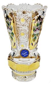 Váza s prstienkom so zlatom a smaltom 15 cm