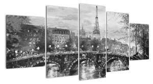 Obraz Paríža na stenu (Obraz 150x70cm)