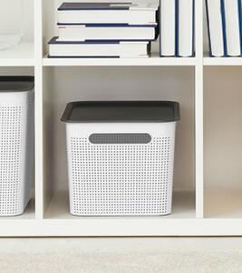 Rotho Úložný box s rúčkami BRISEN 16 l, 36 x 26,2 x 21 cm, biely