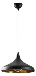 Čierne závesné svietidlo s kovovým tienidlom ø 36 cm Tattoo – Opviq lights
