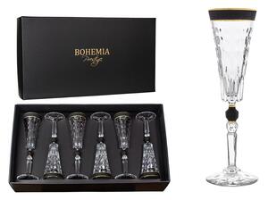 BOHEMIA PRESTIGE CONTE MODERN POHÁR NA ŠAMPANSKÉ 170ML SADA 6 KS