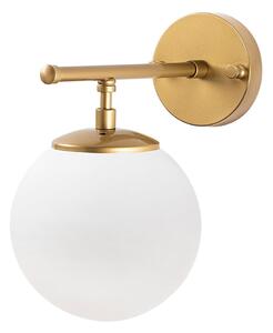 Nástenné svietidlo v bielo-zlatej farbe Roe – Opviq lights