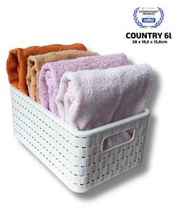 Rotho úložný box Country A5 6L bílá