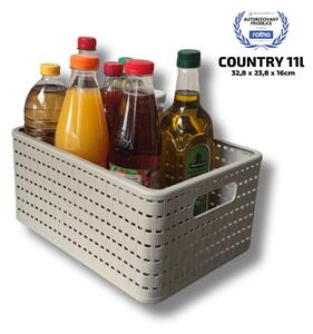 Rotho Úložný box Country A5 čierna