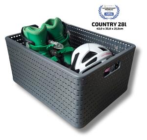 Rotho Úložný box Country 28 l, béžová