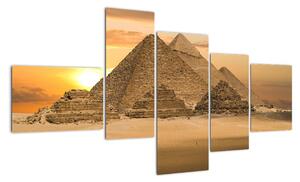 Obraz pyramíd (Obraz 150x85cm)