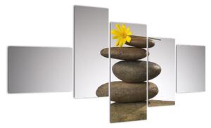 Relaxačné obraz - kamene (Obraz 150x85cm)