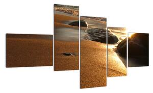 Obraz piesočné pláže (Obraz 150x85cm)