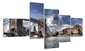 Moderný obraz mesta - Londýn (Obraz 150x85cm)