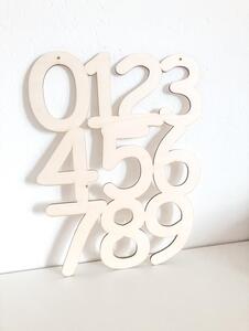JK Design - Drevená dekorácia - čísla