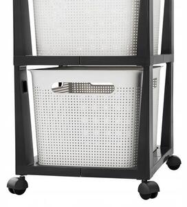 Rotho Brisen 3 x 16L antracit biely