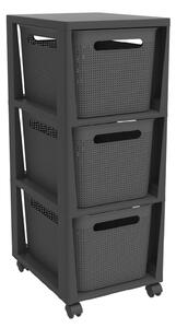Rotho Brisen 3 x 16L antracit