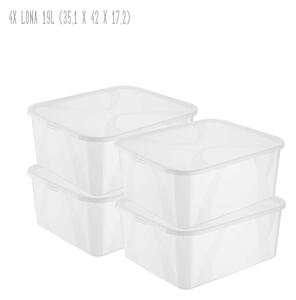 Rotho Lona Plastový box s vekom 19 l
