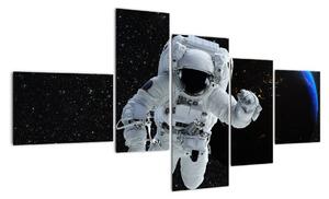 Obraz astronauta vo vesmíre (Obraz 150x85cm)