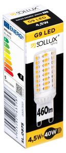 LED žiarovka G9 4000k 4,5w 460lm