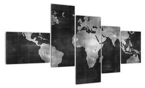 Obraz mapa sveta (Obraz 150x85cm)