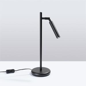 Stolná lampa Pastelo, 1x čierne kovové tienidlo