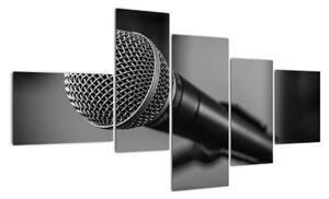 Obraz mikrofónu (Obraz 150x85cm)