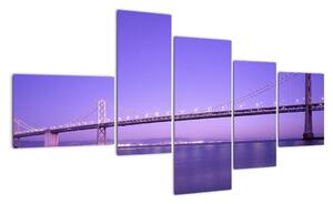 Obraz dlhého mosta (Obraz 150x85cm)