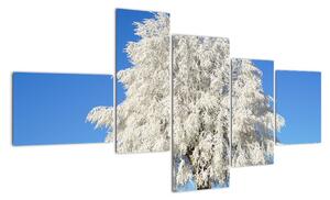 Zasnežený strom - obraz (Obraz 150x85cm)