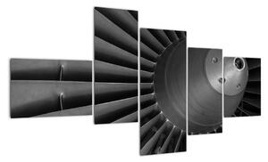 Detail turbíny - obraz (Obraz 150x85cm)