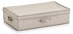 Zeller Present Pevný úložný box na oblečenie, na textil, pod posteľ, prúžok, 62x38x16cm