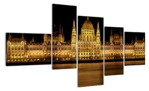 Budova parlamentu - Budapešť (Obraz 150x85cm)