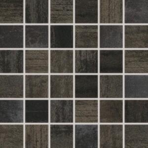 Mozaika Rako Rush čierna 30x30 cm mat / lesk WDM05523.1