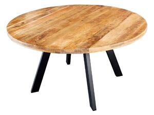 Okrúhly jedálenský stôl Thunder 145 cm mango