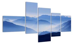 Modré hory - obrazy na stenu (Obraz 150x85cm)