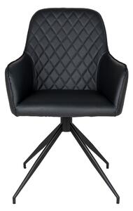 Jedálenská stolička HORBU čierna