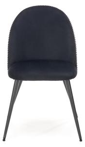 Jedálenská stolička SCK-478 čierna/biela