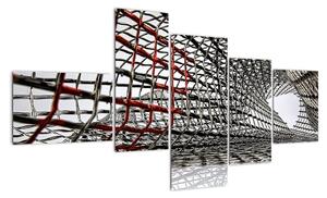 Obraz kovové mreže (Obraz 150x85cm)
