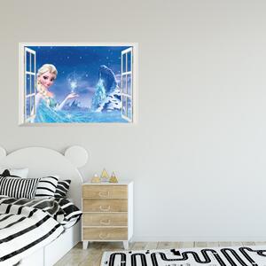 Samolepka na stenu "Elsa 3D" 50x70 cm