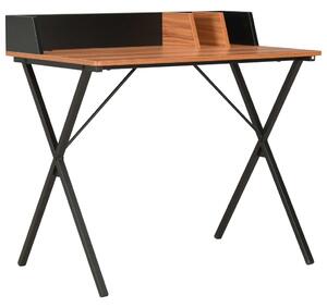 Stôl čierny a hnedý 80x50x84 cm