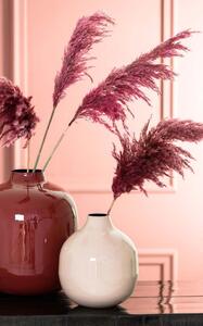 Kovová váza CHANA light pink, výška 17 cm