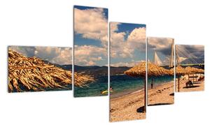 Obraz pláže (Obraz 150x85cm)