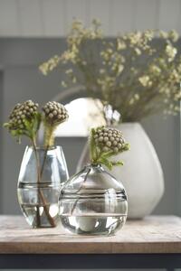 Sklenená váza MUCELAO grey, Ø18X20 cm