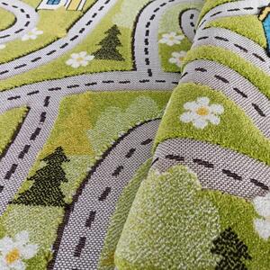 Senzorický detský koberec zelený Šírka: 100 cm | Dĺžka: 150 cm