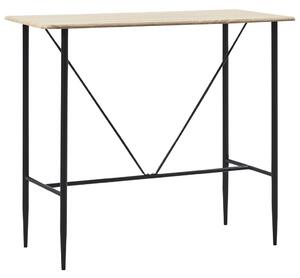 Barový stôl farba dubu 120x60x110 cm MDF