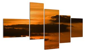 Západ slnka - moderné obrazy (Obraz 150x85cm)
