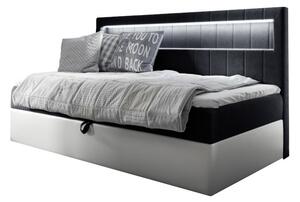 Čalúnená posteľ ELIZA + topper, 90x200, fresh 17